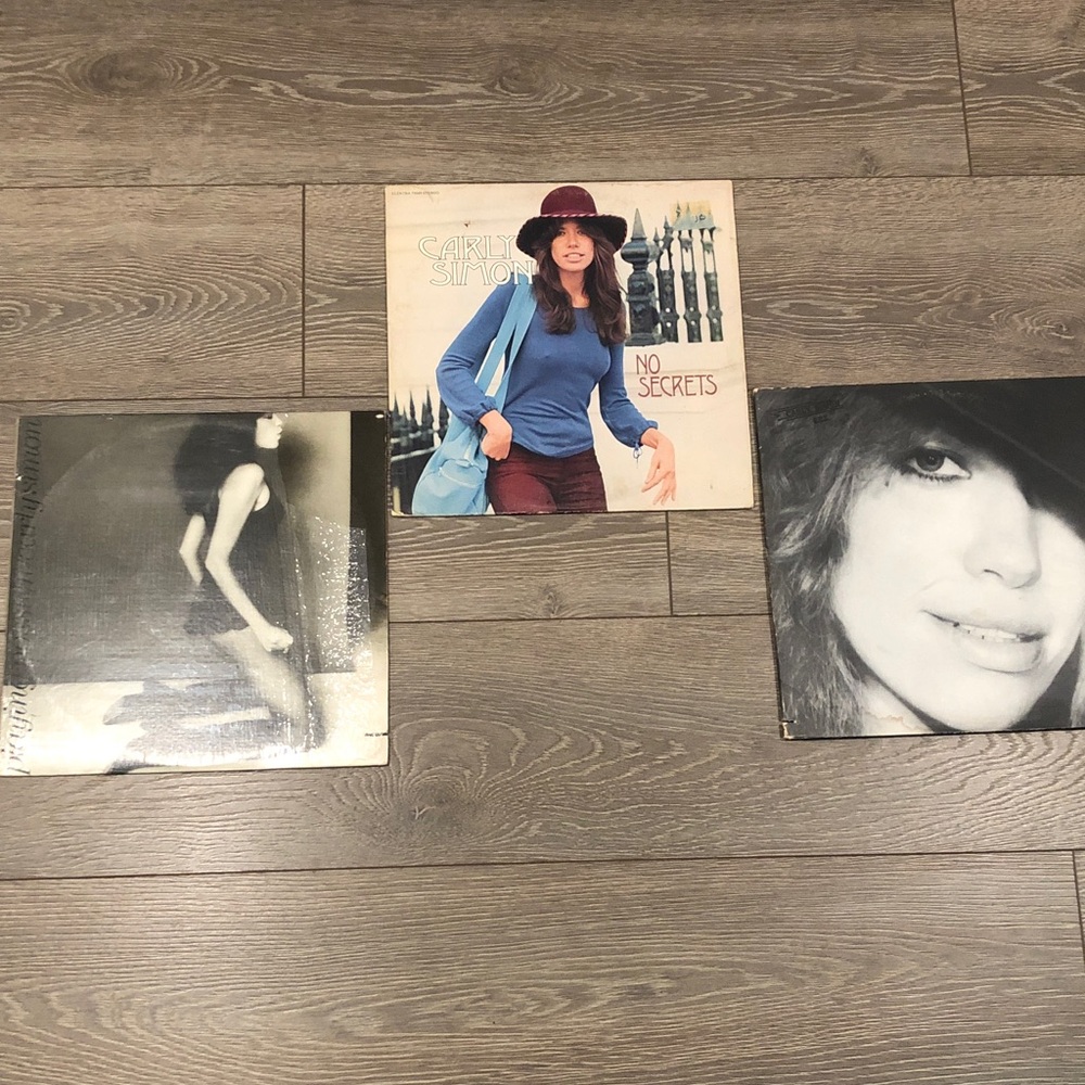 Carly Simon Vintage Vinyl Record Albums Bundle Lot of 3 Pls Read